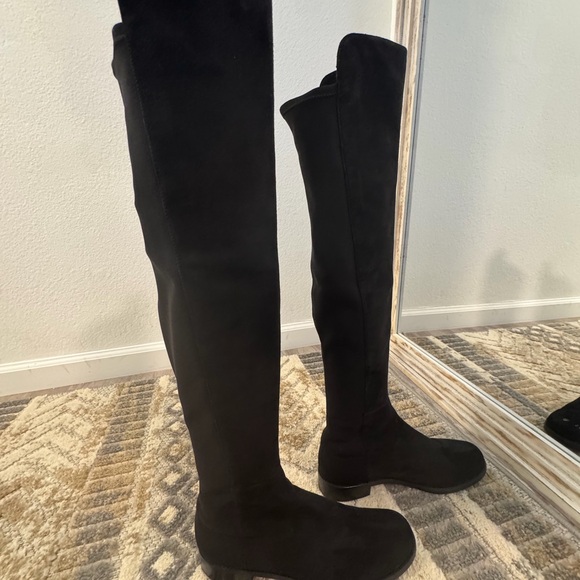 Stuart Weitzman Black Suede Over-the-Knee (OTK) 5050 Boots women’s size 11 - Picture 9 of 15